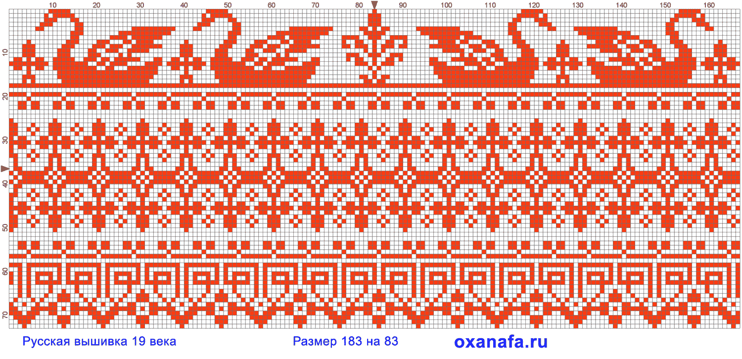 Русский орнамент вышивка