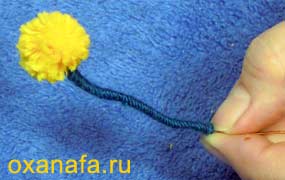 Креатив из помпонов 1299012182_mimosa-12