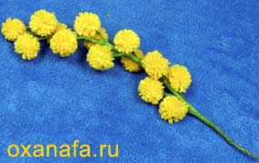 Креатив из помпонов 1299012218_mimosa-20